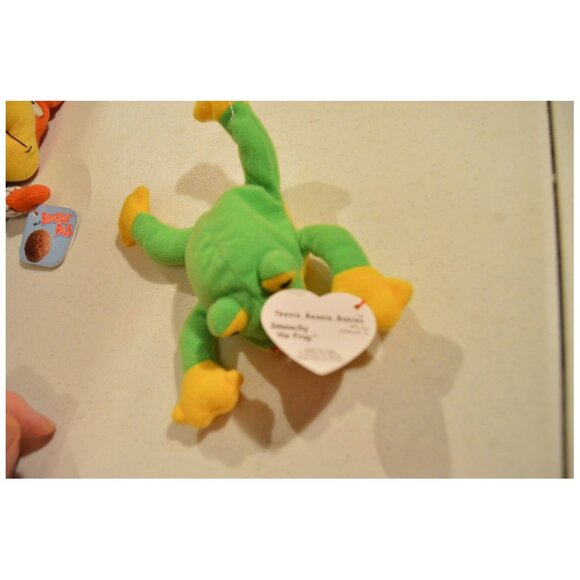 TY Teenie Beanie Baby Smoochy The Frog 6" NWT 1997 - Picture 2 of 3